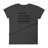 T-shirt ajusté femme - Sceptique ascendant sceptique