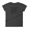 T-shirt ajusté femme - Alcool un p'tit glow