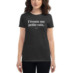 T-shirt ajusté femme Ma petite voix