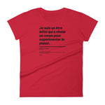 T-shirt ajusté femme - Expérimenter le plaisir