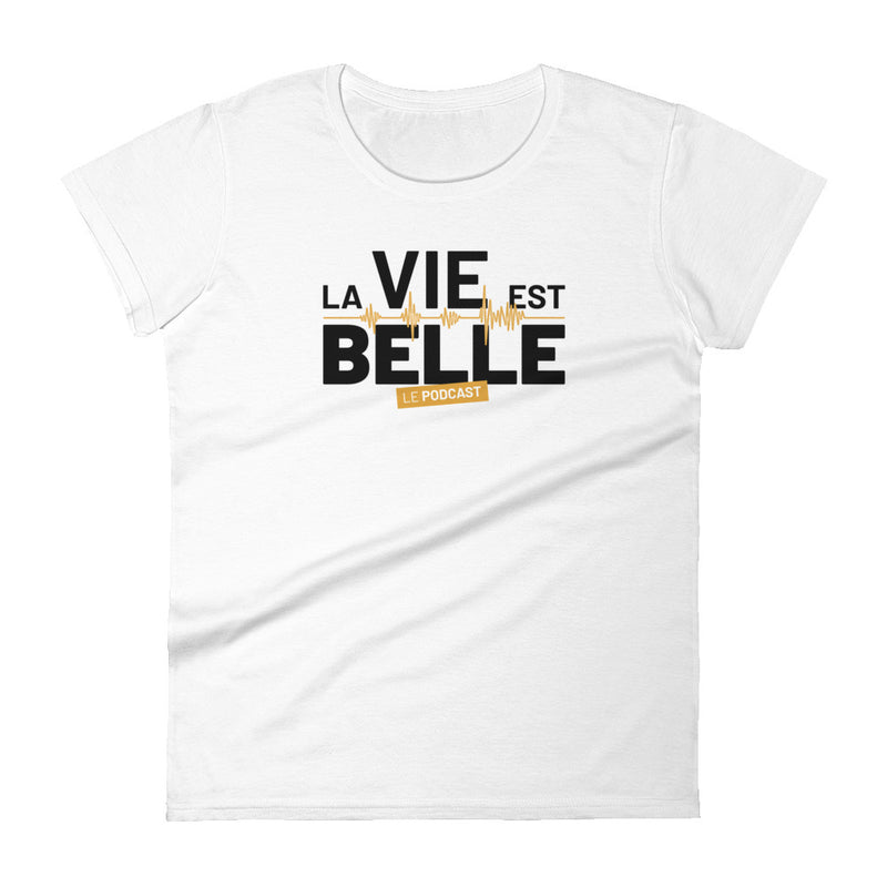 T-shirt ajusté femme - Logo LVEB noir
