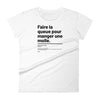 T-shirt ajusté femme - Pour manger une molle