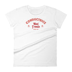 T-shirt ajusté femme - Conductrice - rouge