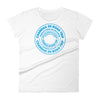 T-shirt ajusté femme - Road trip - bleu