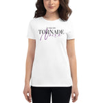 T-shirt ajusté femme Tornade Noire