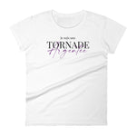 T-shirt ajusté femme Tornade Argentée