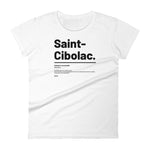 T-shirt ajusté femme Saint-Cibolac