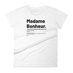 T-shirt ajusté femme Madame Bonheur