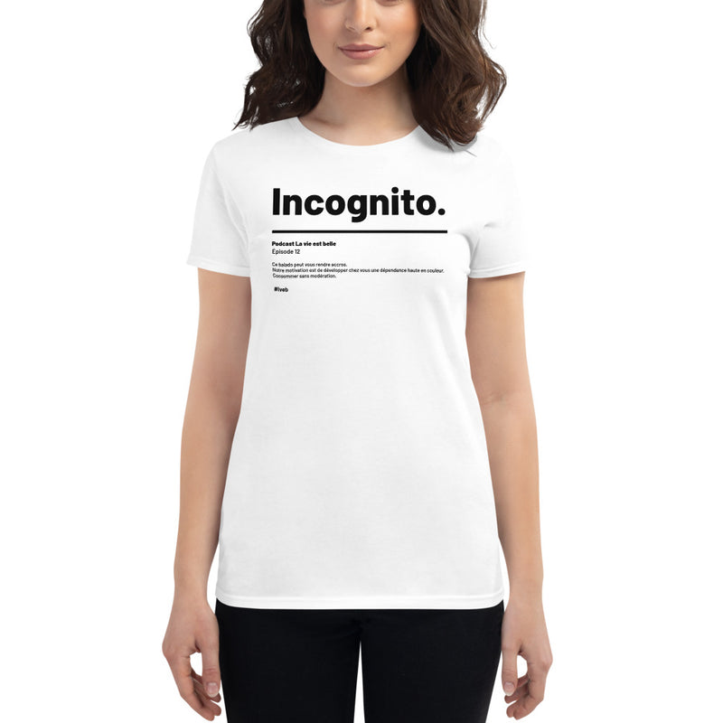 T-shirt ajusté femme Incognito