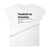 T-shirt ajusté femme Frencher