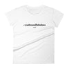 T-shirt ajusté femme 50plusandfabulous blanc