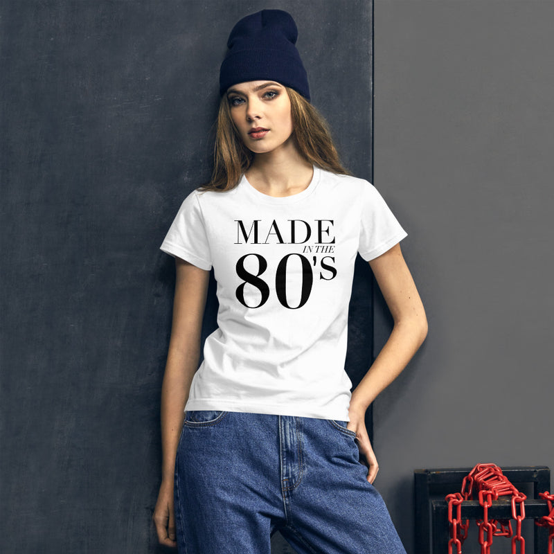 T-shirt ajusté femme Made in the 80's