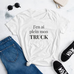 T-shirt ajusté femme Plein mon truck